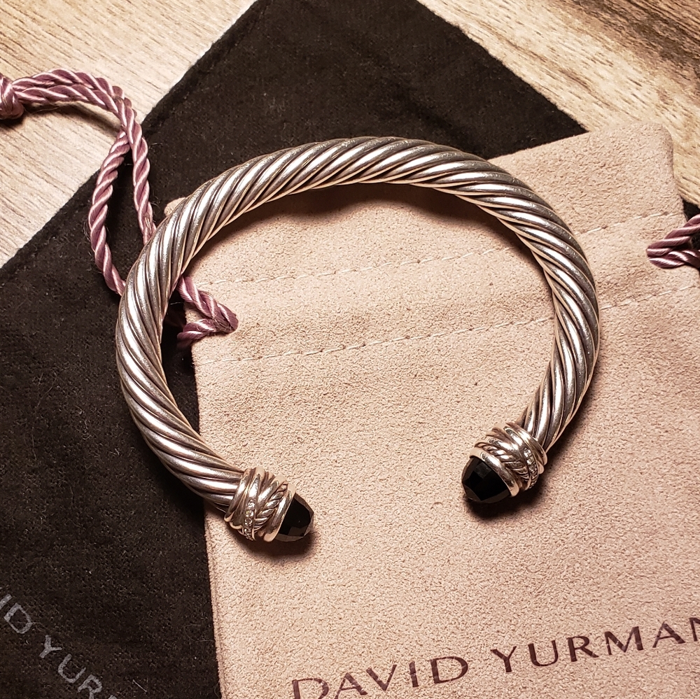 Authentic David Yurman Cable Crossover Black Onyx - image 1